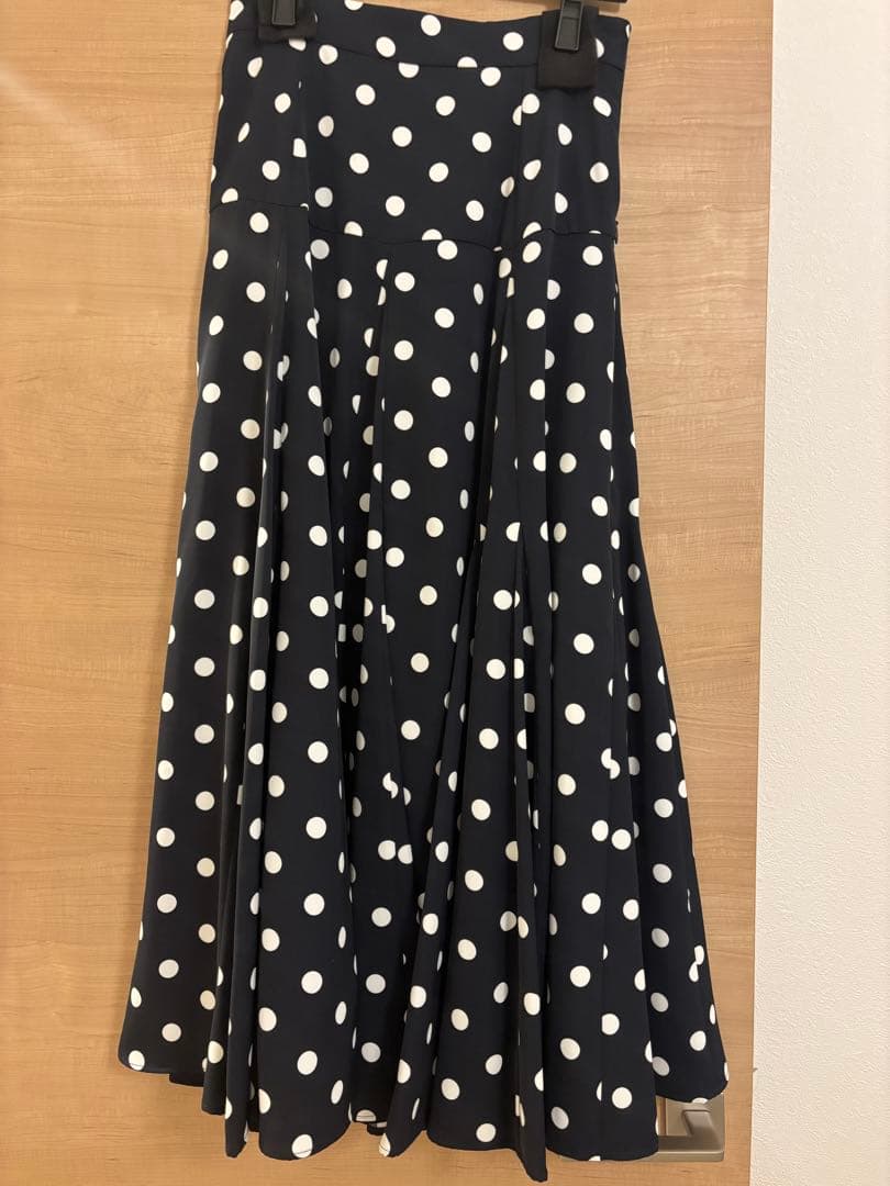 【最終値下げ】La boutique BonBon ドットマチフレアスカート