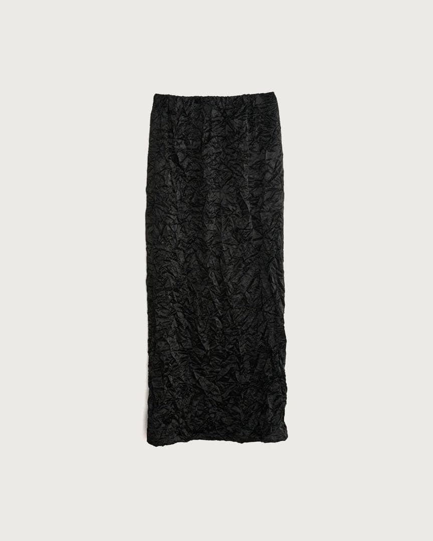 スカート enof wrinkled ace long skirt