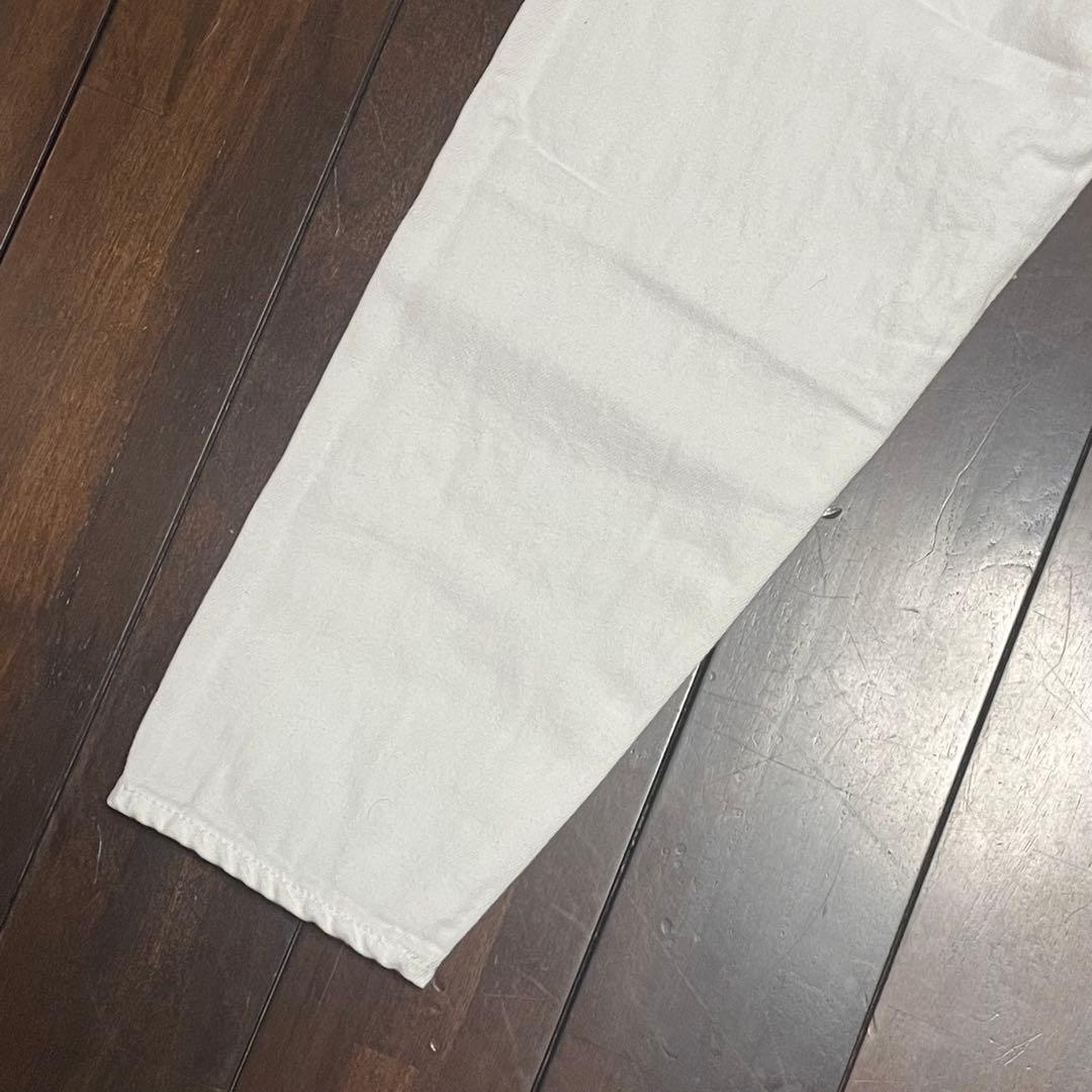 極美品✨リネン✨ミナペルホネン always ロールアップ デニム ホワイト