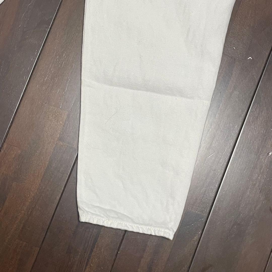 極美品✨リネン✨ミナペルホネン always ロールアップ デニム ホワイト