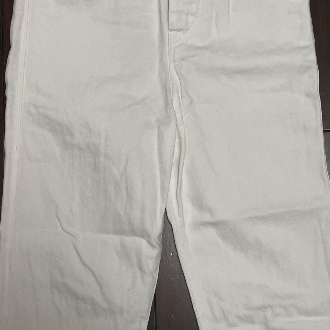 極美品✨リネン✨ミナペルホネン always ロールアップ デニム ホワイト