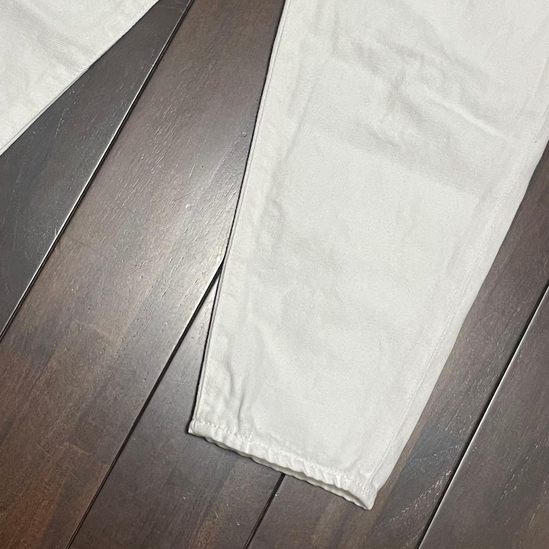 極美品✨リネン✨ミナペルホネン always ロールアップ デニム ホワイト