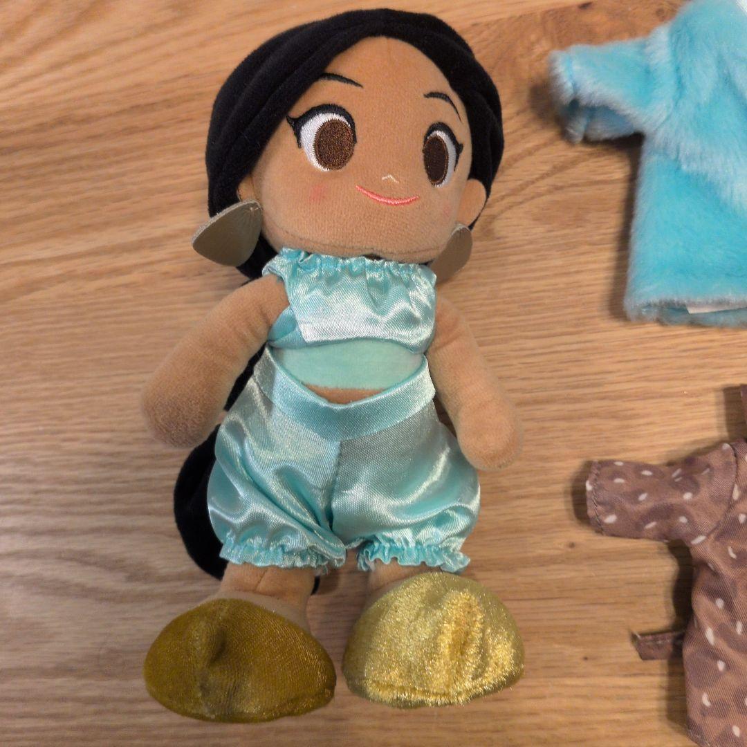 【レア品】 ディズニー　ジャスミン nuiMOs ぬいぐるみ　コスチュームセット