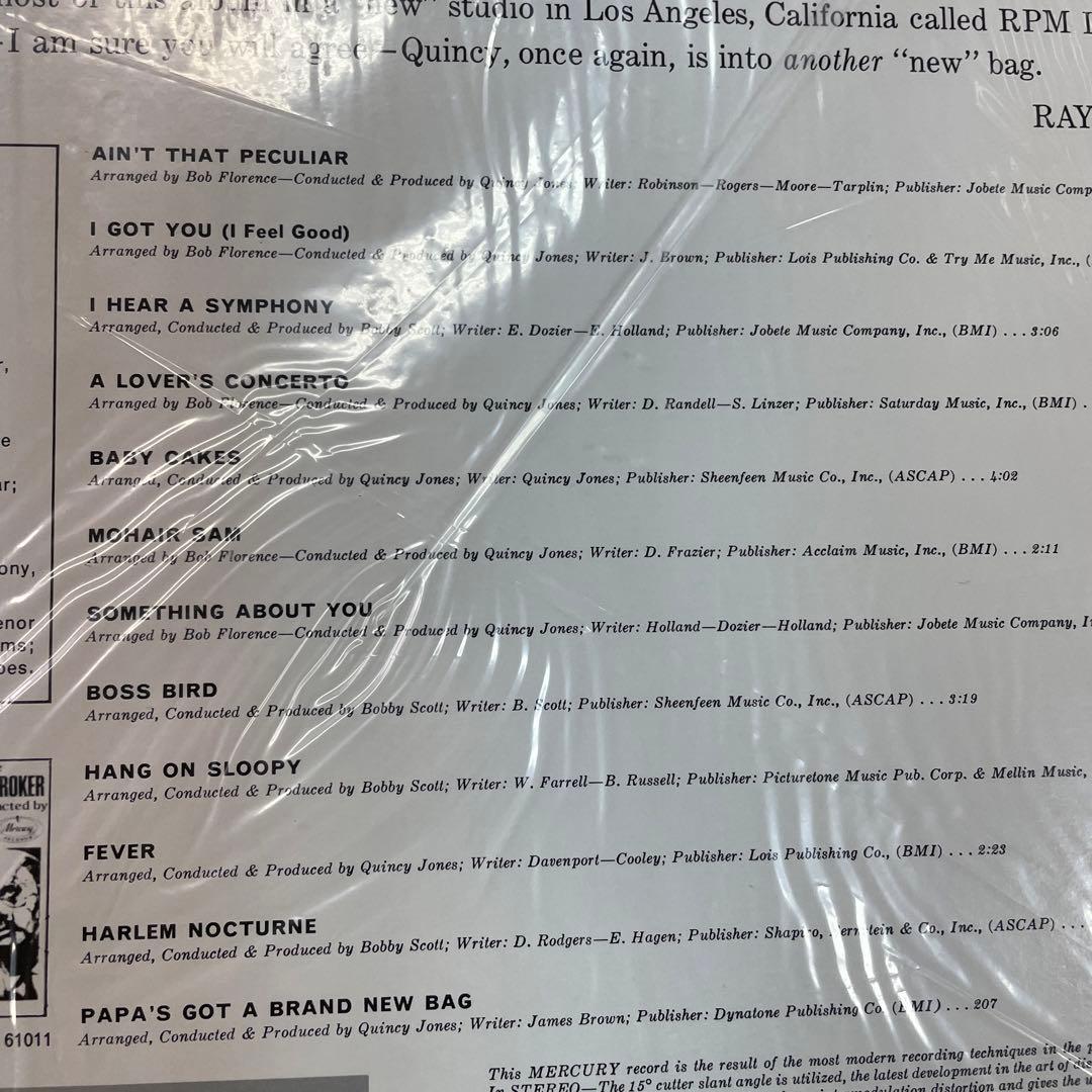 クインシー・ジョーンズ/クインシーのニュー・バッグ新品LPレコード