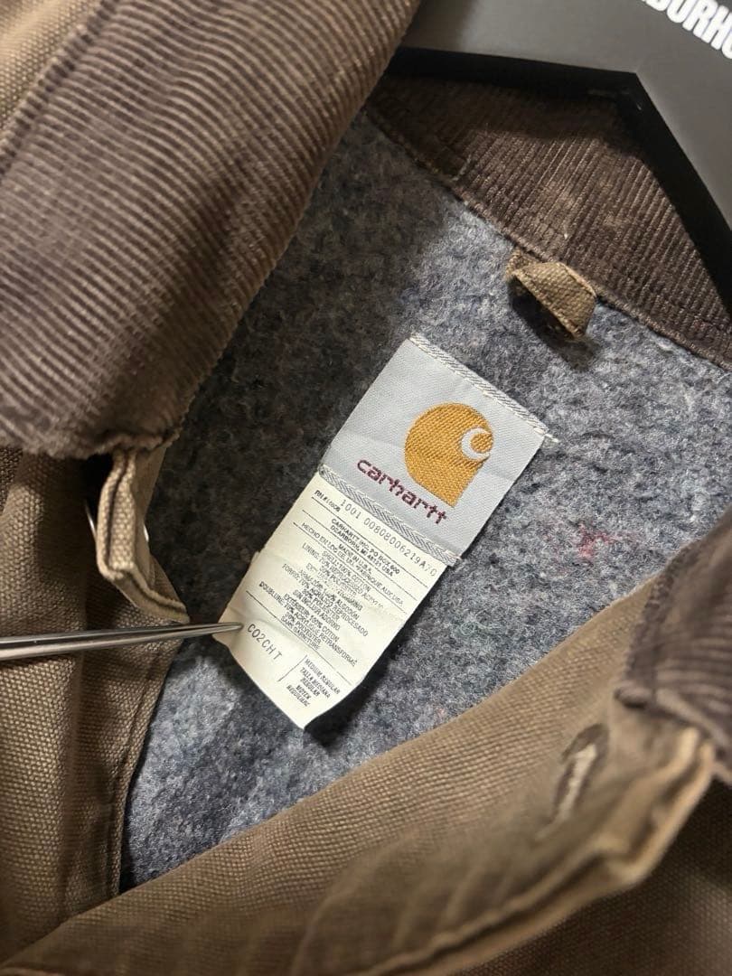 Carhartt ミシガンチョアコート　カーハート　カバーオール ブラウン