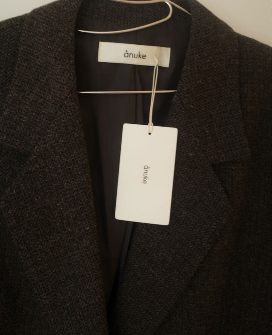 【最終値下げ】anuke Herringbone Wool Jacket 36