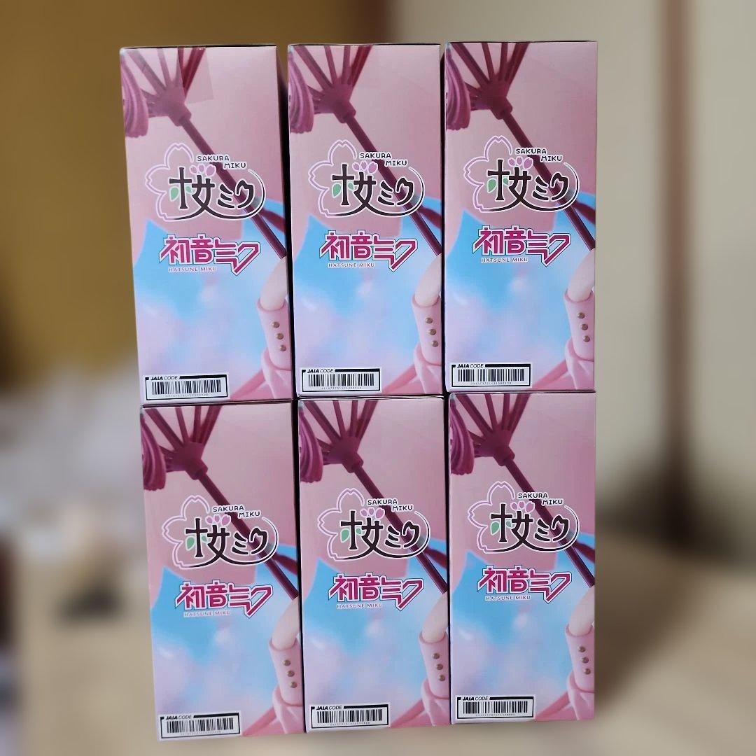 桜ミク AMP+ フィギュア 桜ドレスver. 6体セット