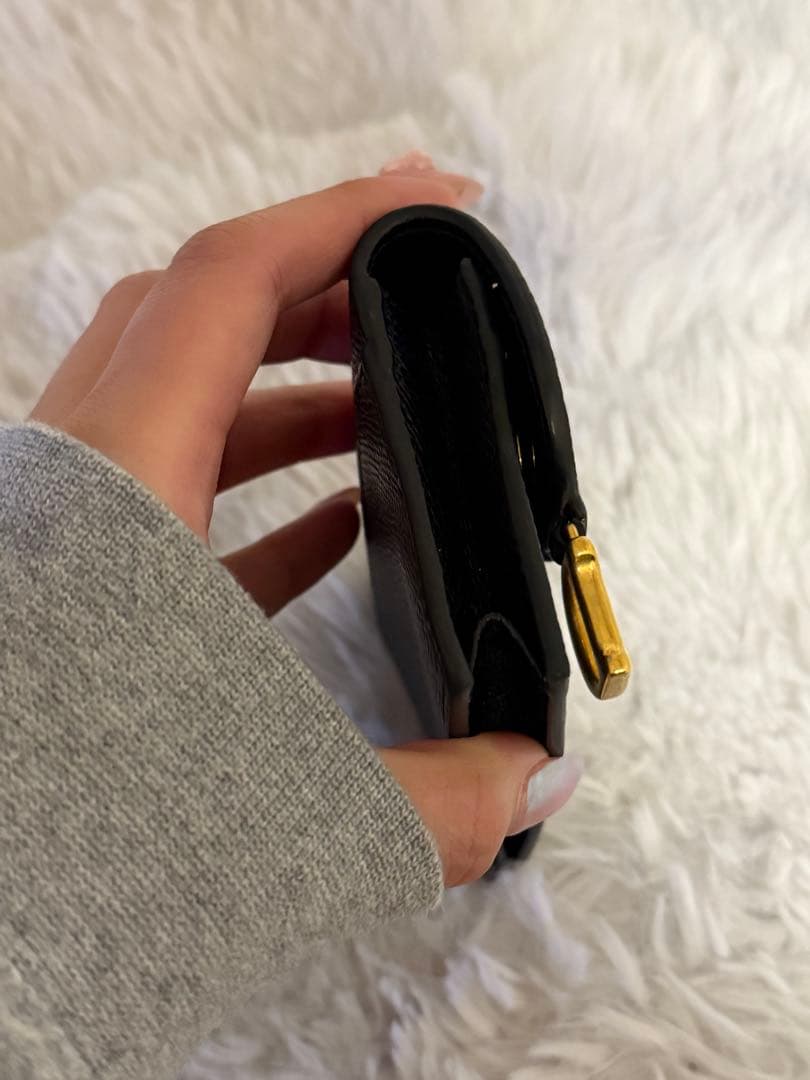 Dior 黒 レザー 名刺入れ 保存袋付き