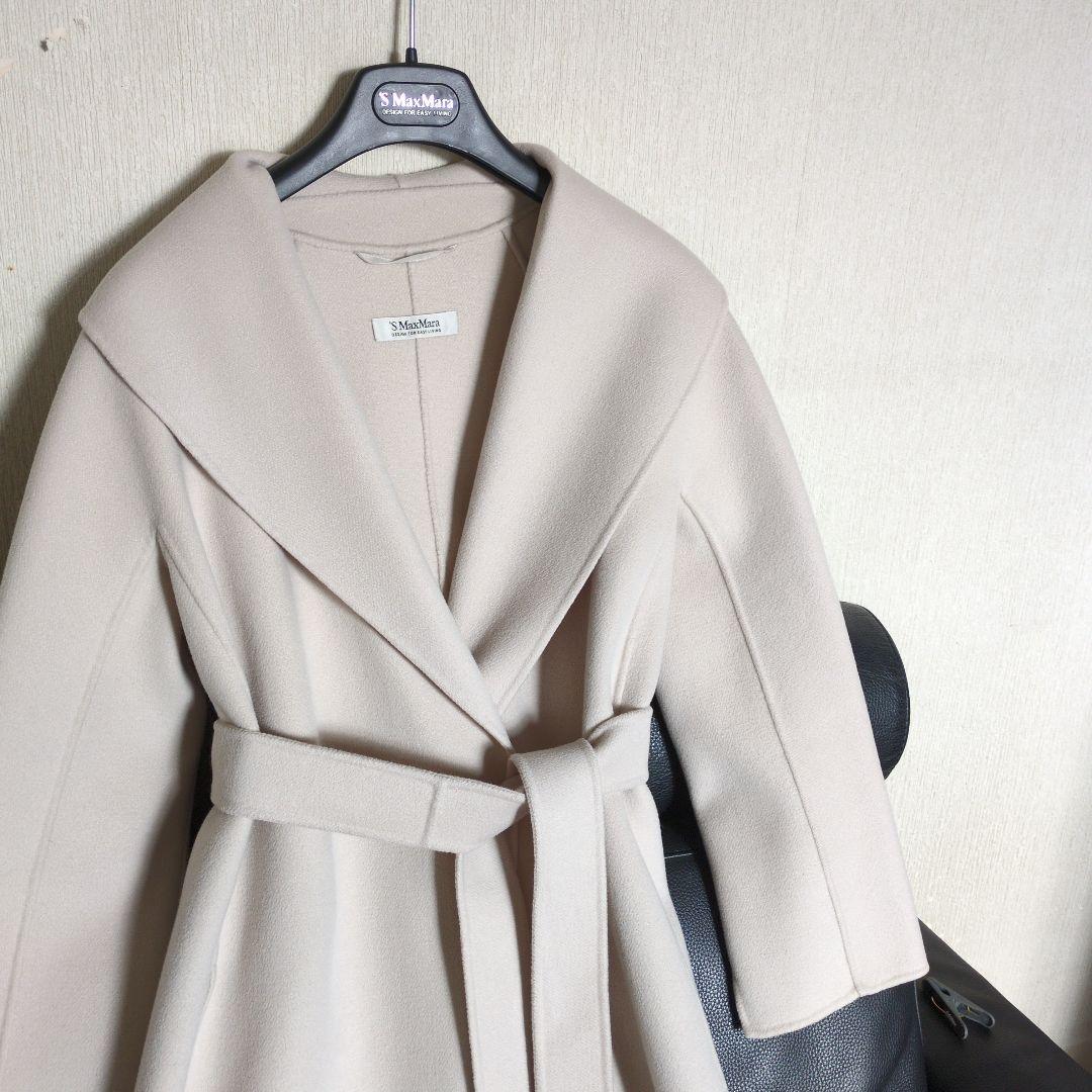 S Max Mara MESSI　エクリュロングコート