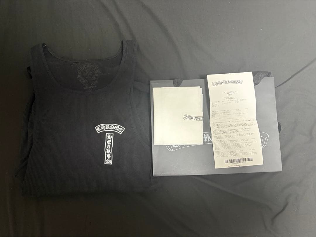 【インボイス原本】Chrome Hearts クロムハーツ タンクトップ Tバー