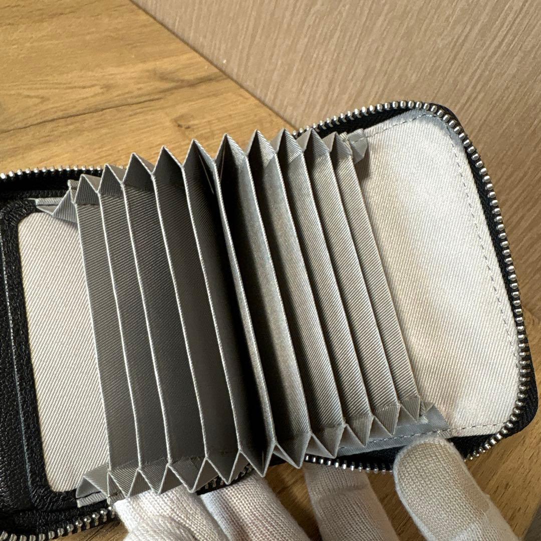 【美品】「PEZ×perche×ear」コラボジャバラ折り財布　黒