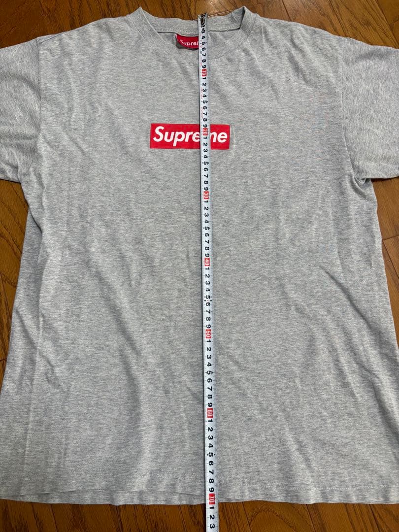 Supreme グレー ボックスロゴTシャツ Lサイズ