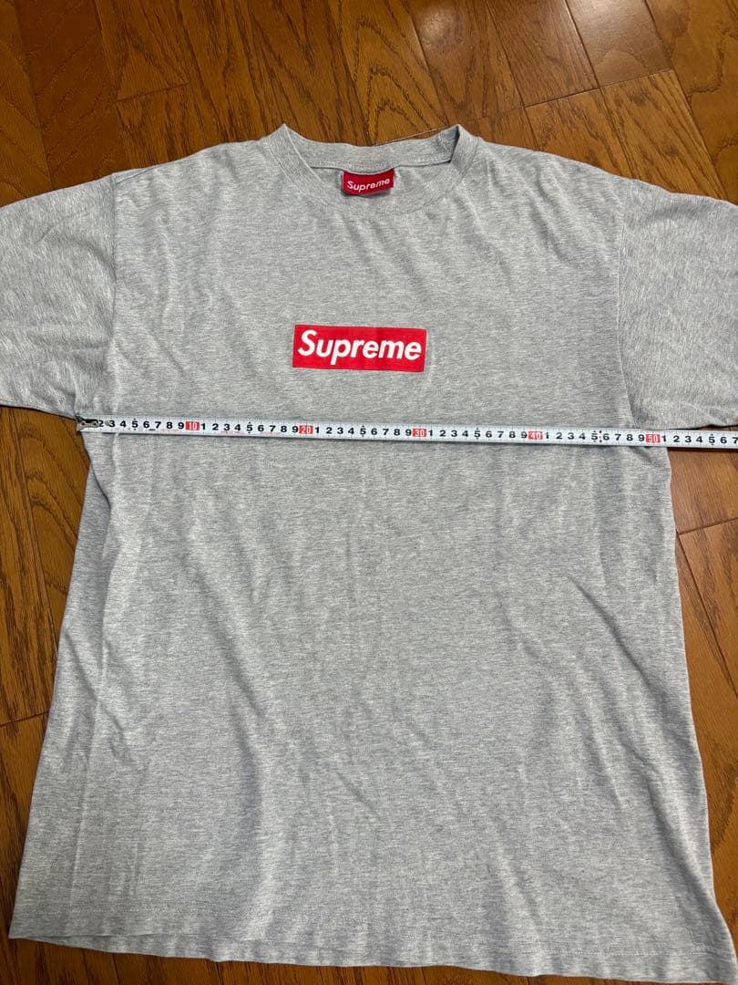 Supreme グレー ボックスロゴTシャツ Lサイズ