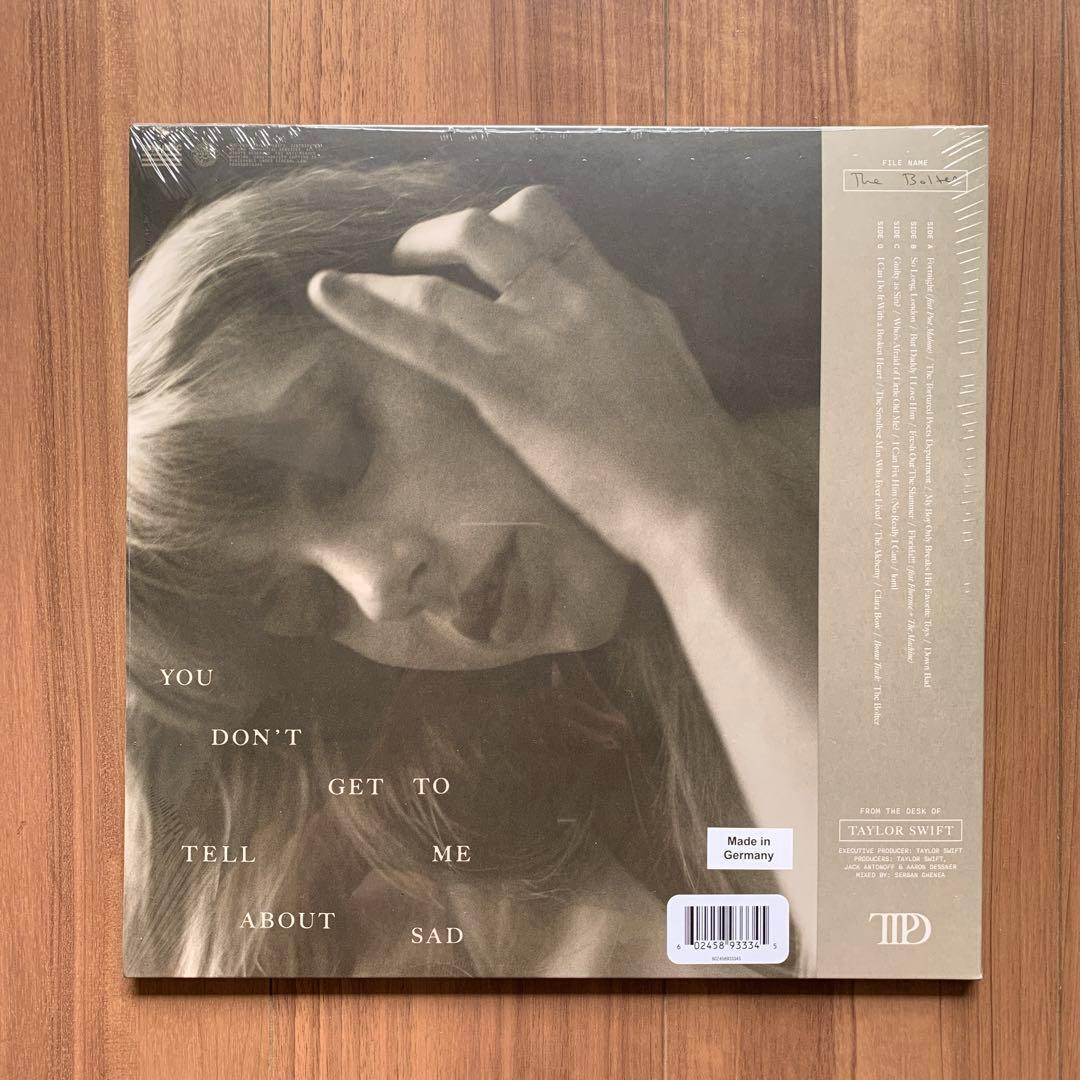 Taylor Swift テイラー・スウィフト TTPD レコード v2 3