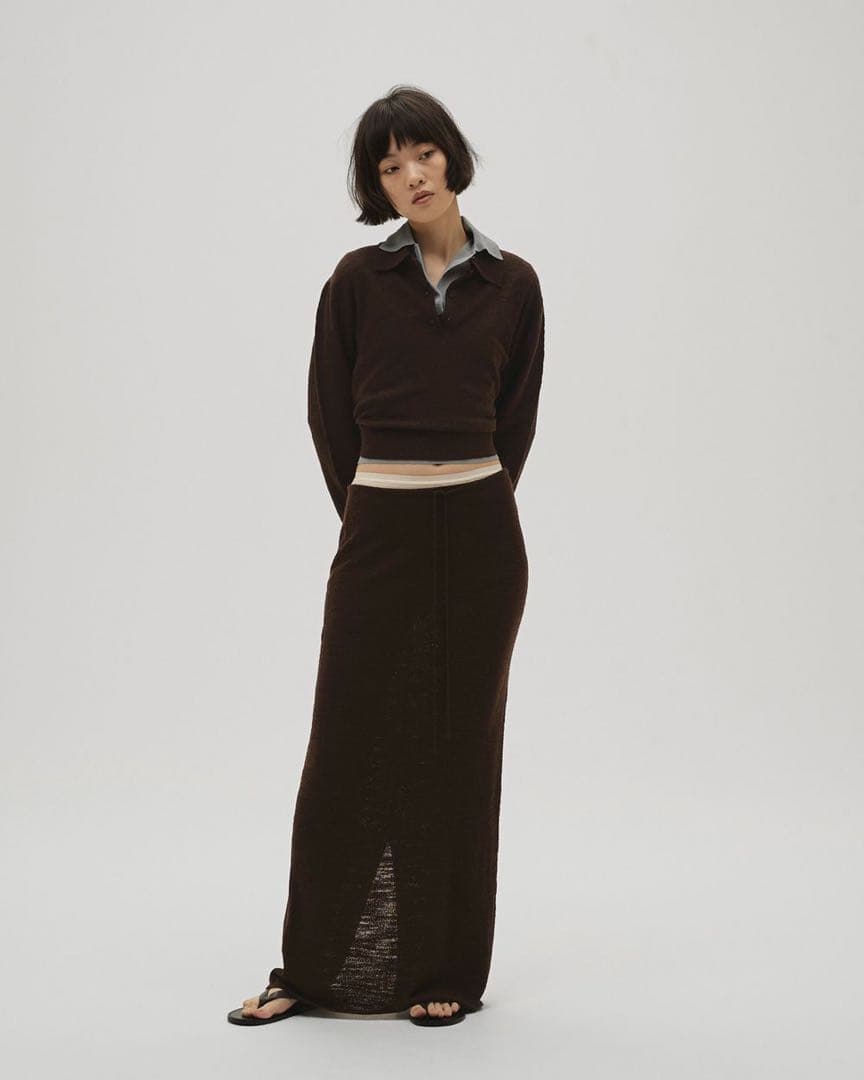 スカート todayful Miniboucle Knit Skirt CHO 38