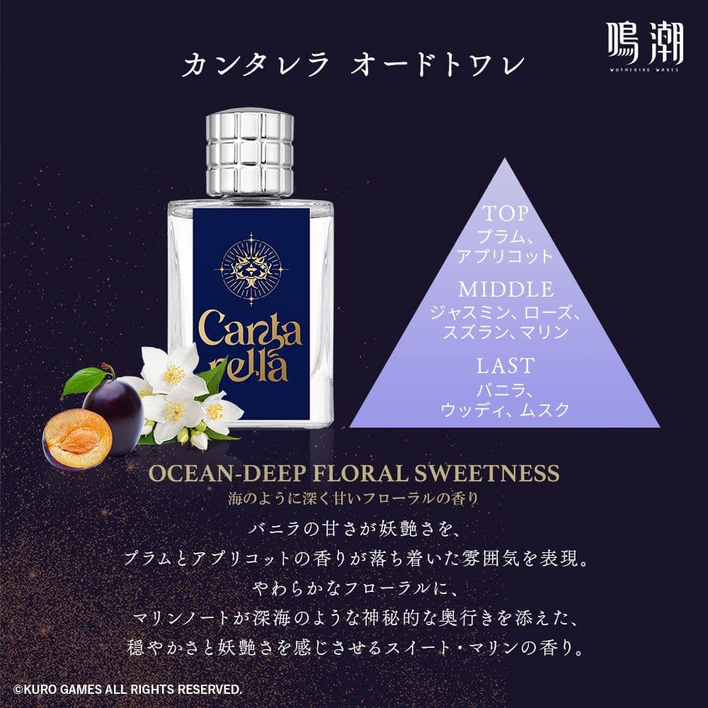 【今日だけ】ANIDEAL カンタレラ　50ML 鳴潮　特典　香水