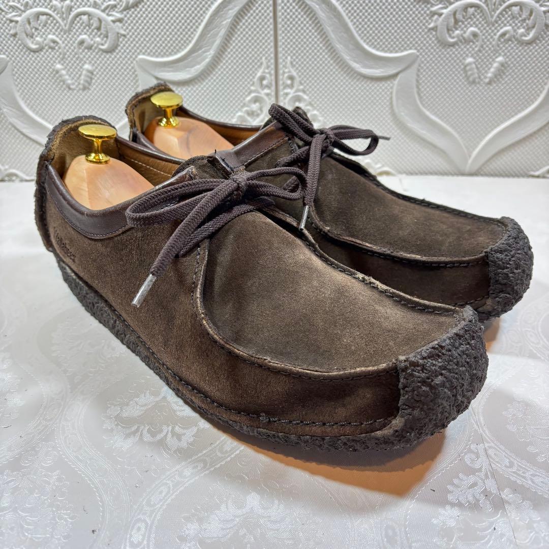 Clarksクラークス ワラビー ナタリー スエード シューズ　27.0cm