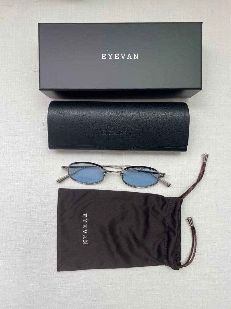 EYEVAN サングラス THOMPSON S シルバー 美品