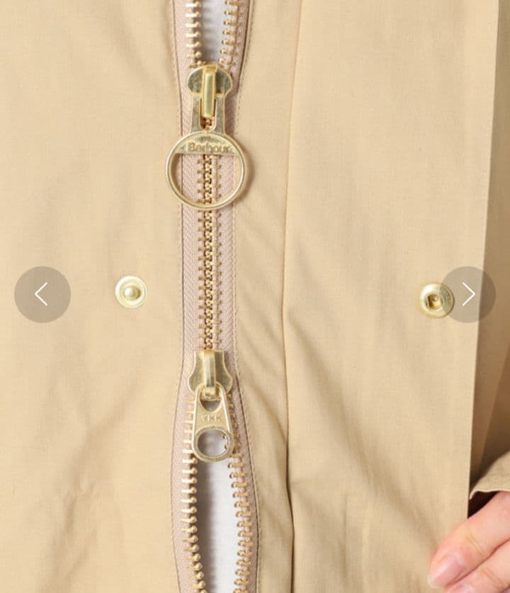 【Barbour*Spick & Span】別注 コート　カーキ　36