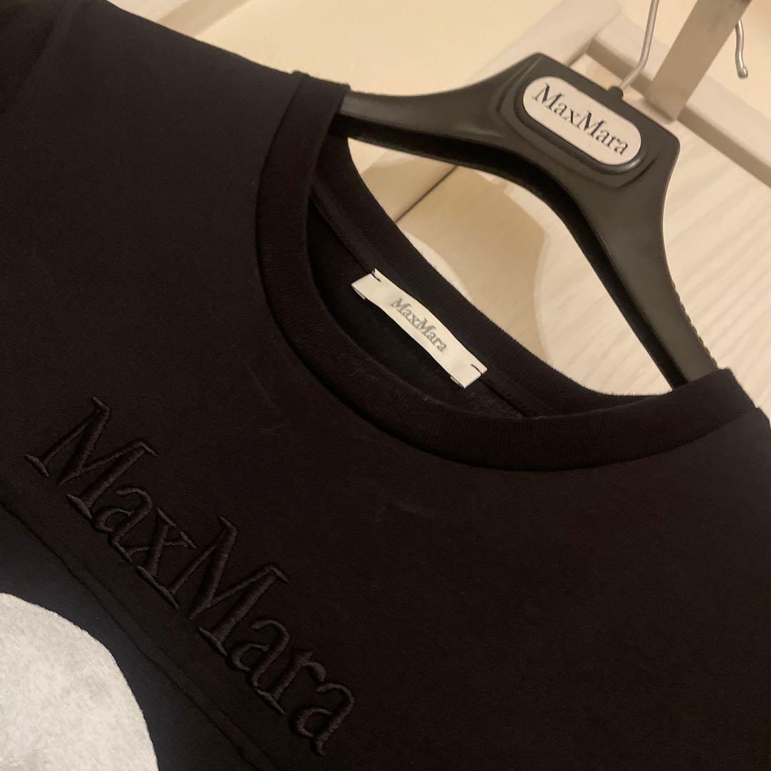 滝沢真紀子さん愛用マックスマーラ Max Mara dog Tシャツ　XS