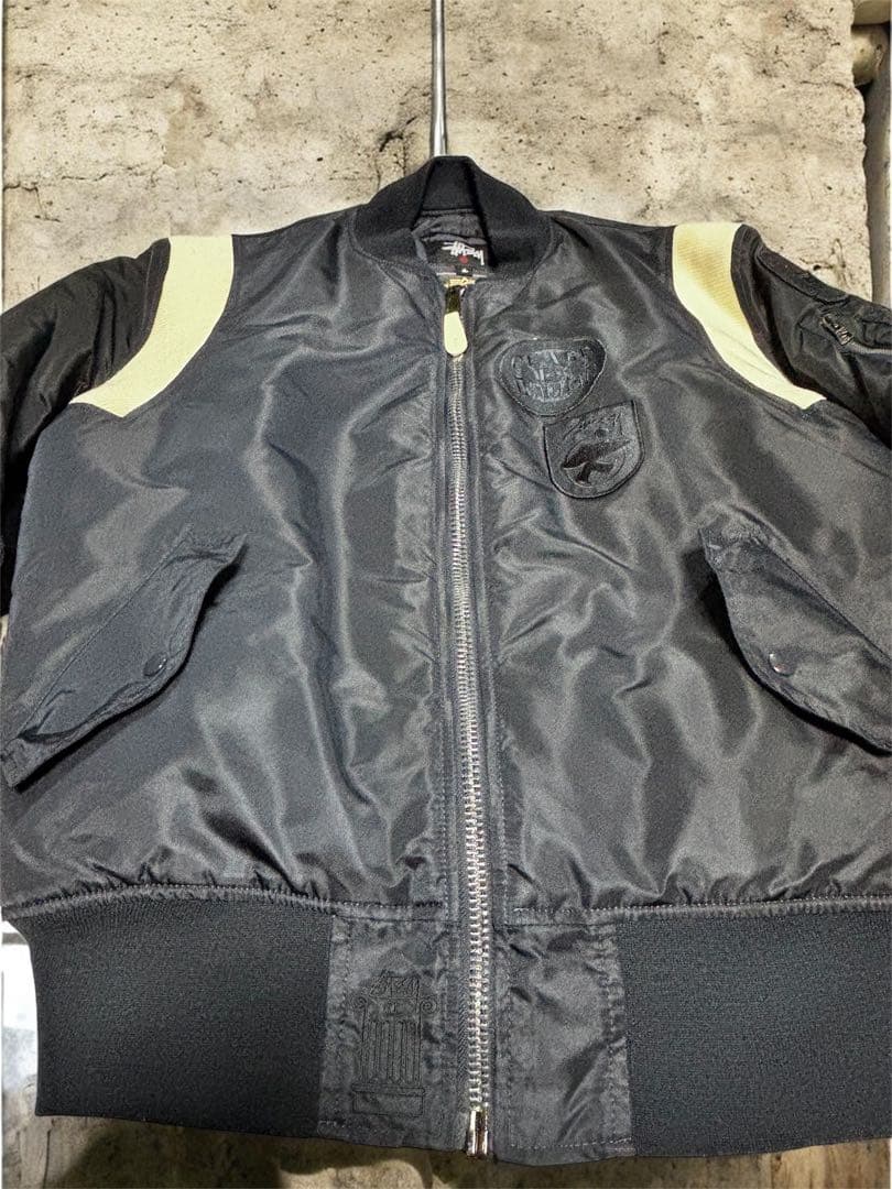 【希少】STUSSY 25周年記念 MA-1 ALPHA製 Fragment L