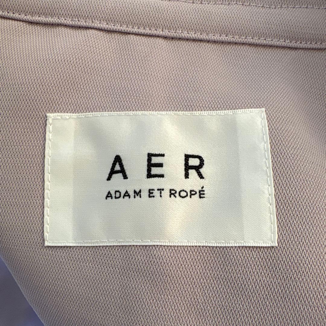 ADAM ET ROPEとろみ トレンチ コート　lavender
