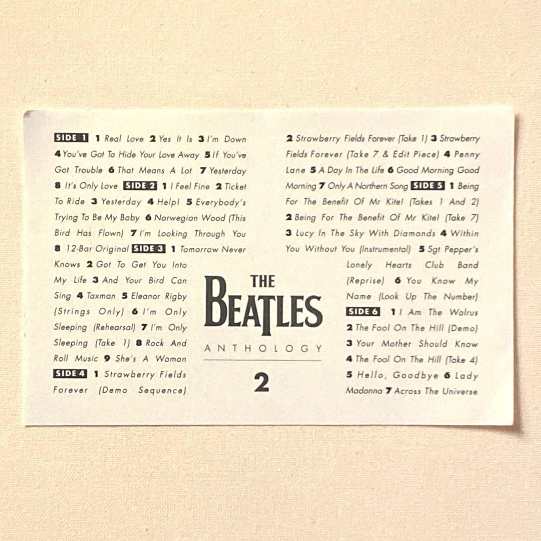 Beatles Anthology 2 ビートルズ 3LP レコード LP
