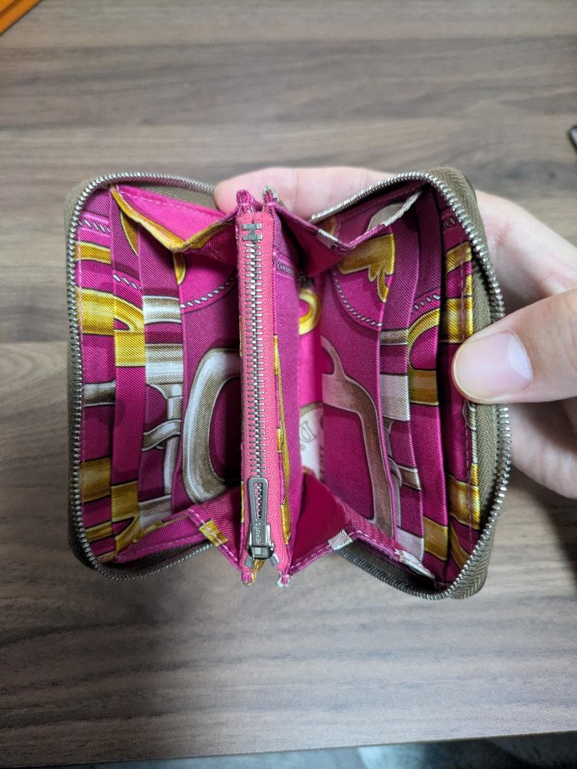 エルメス アザップコンパクトシルクイン カードケース 小物入れ HERMES