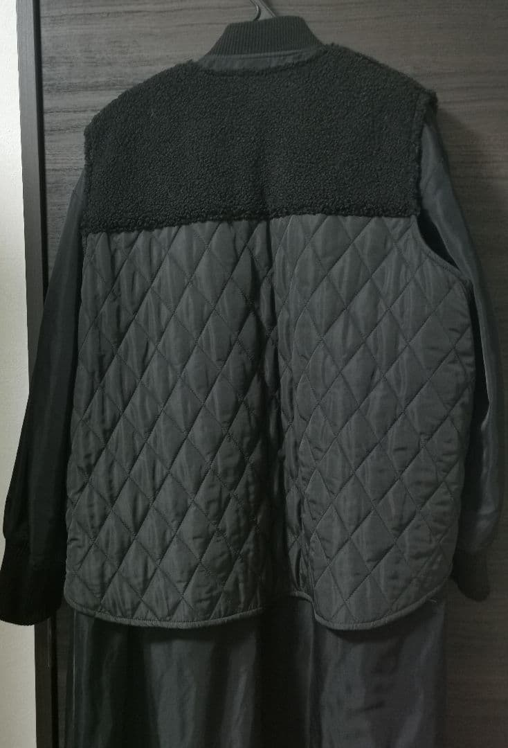 SUMi STYLE ブラック　ロングアウター