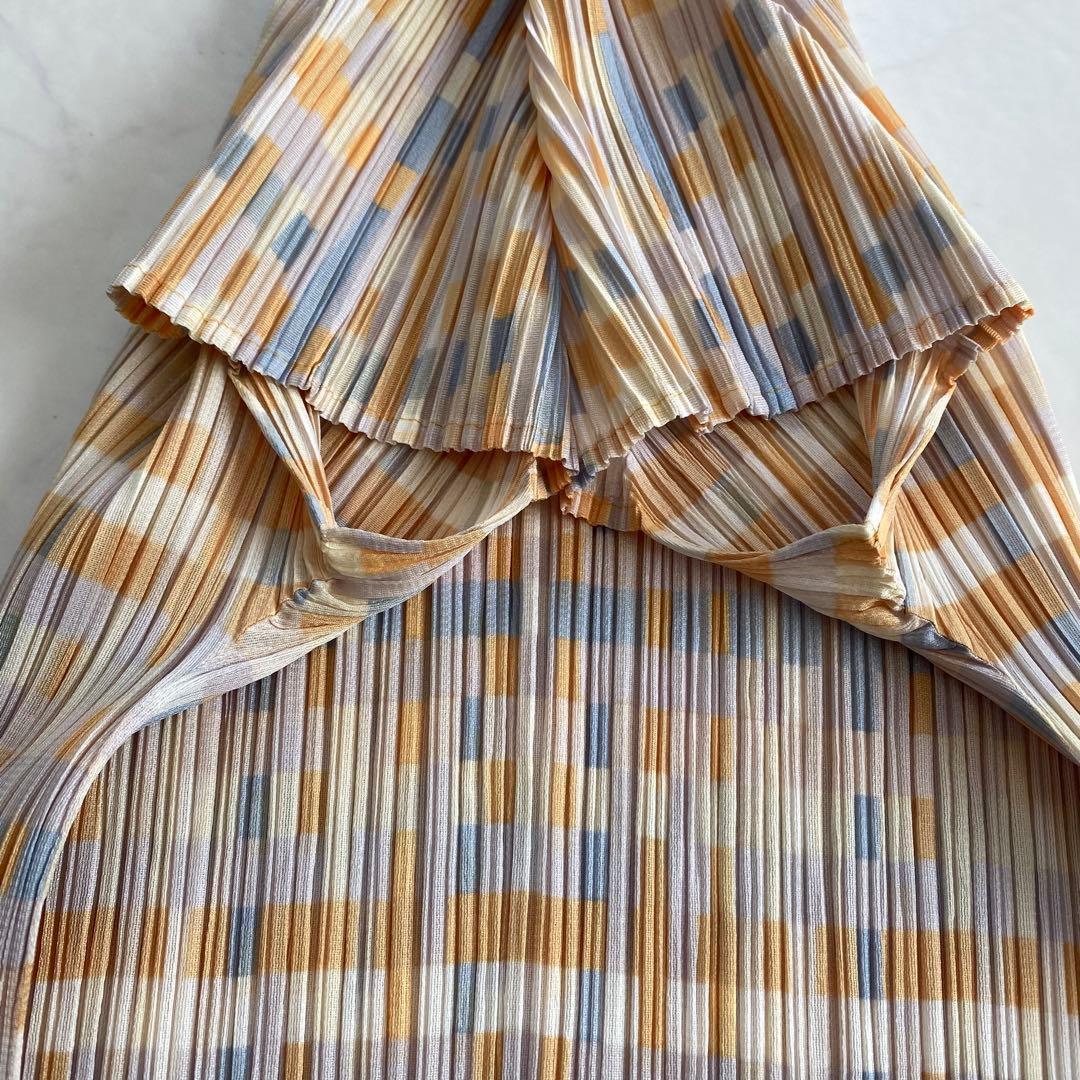 希少★PLEATS PLEASE イッセイミヤケ 半袖カットソー プリーツ 3