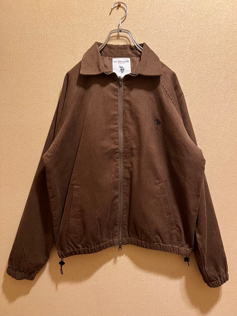 新品【U.S. POLO ASSN. 】ブルゾン　コーデュロイ ブラウン 短丈