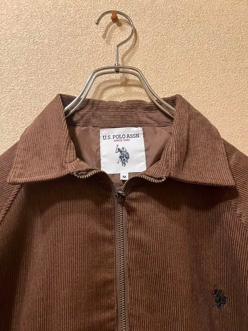 新品【U.S. POLO ASSN. 】ブルゾン　コーデュロイ ブラウン 短丈