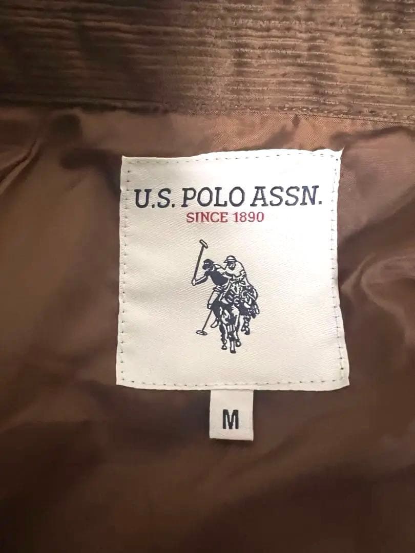 新品【U.S. POLO ASSN. 】ブルゾン　コーデュロイ ブラウン 短丈
