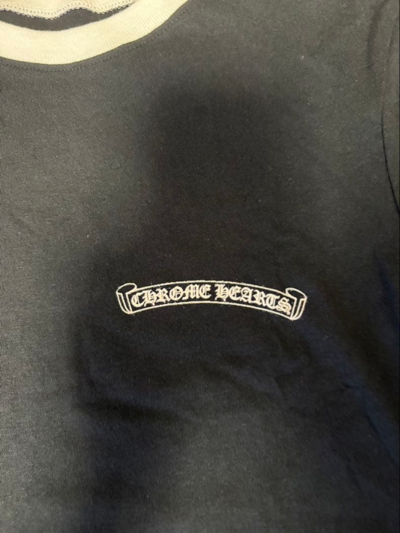 クロムハーツ 今期モデル日本正規品　ホースシューロゴブラック Tシャツ