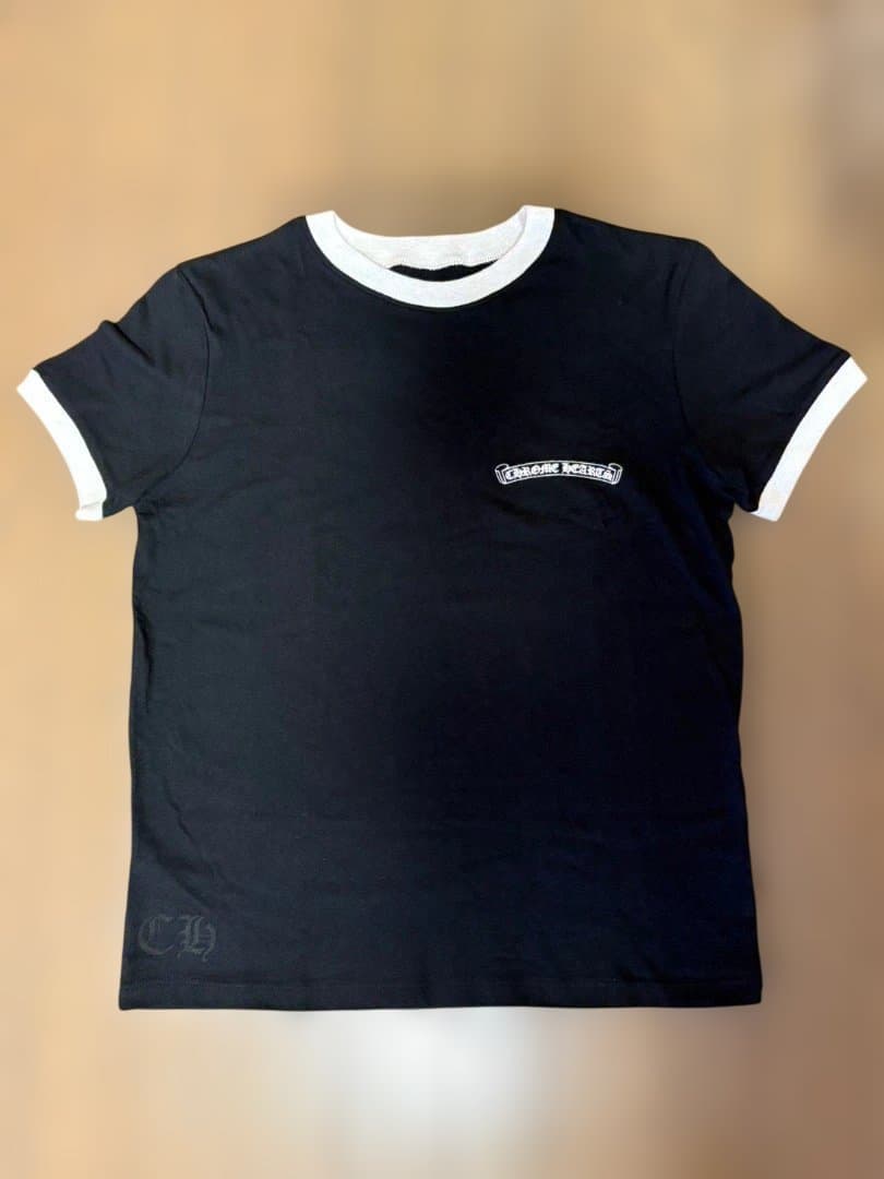 クロムハーツ 今期モデル日本正規品　ホースシューロゴブラック Tシャツ