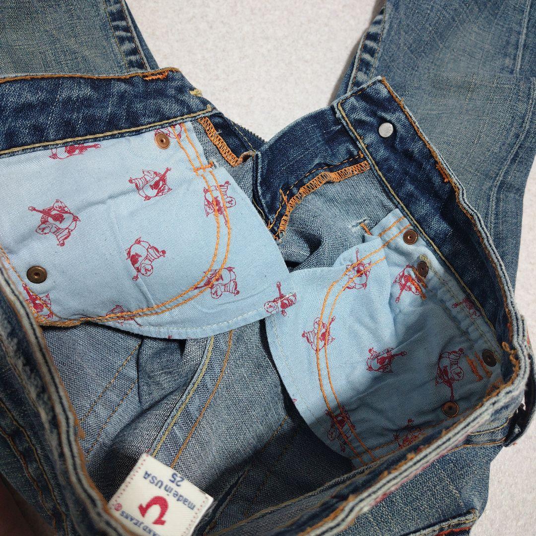〇True Religion JOEY レディース フレアデニム ベルボトム