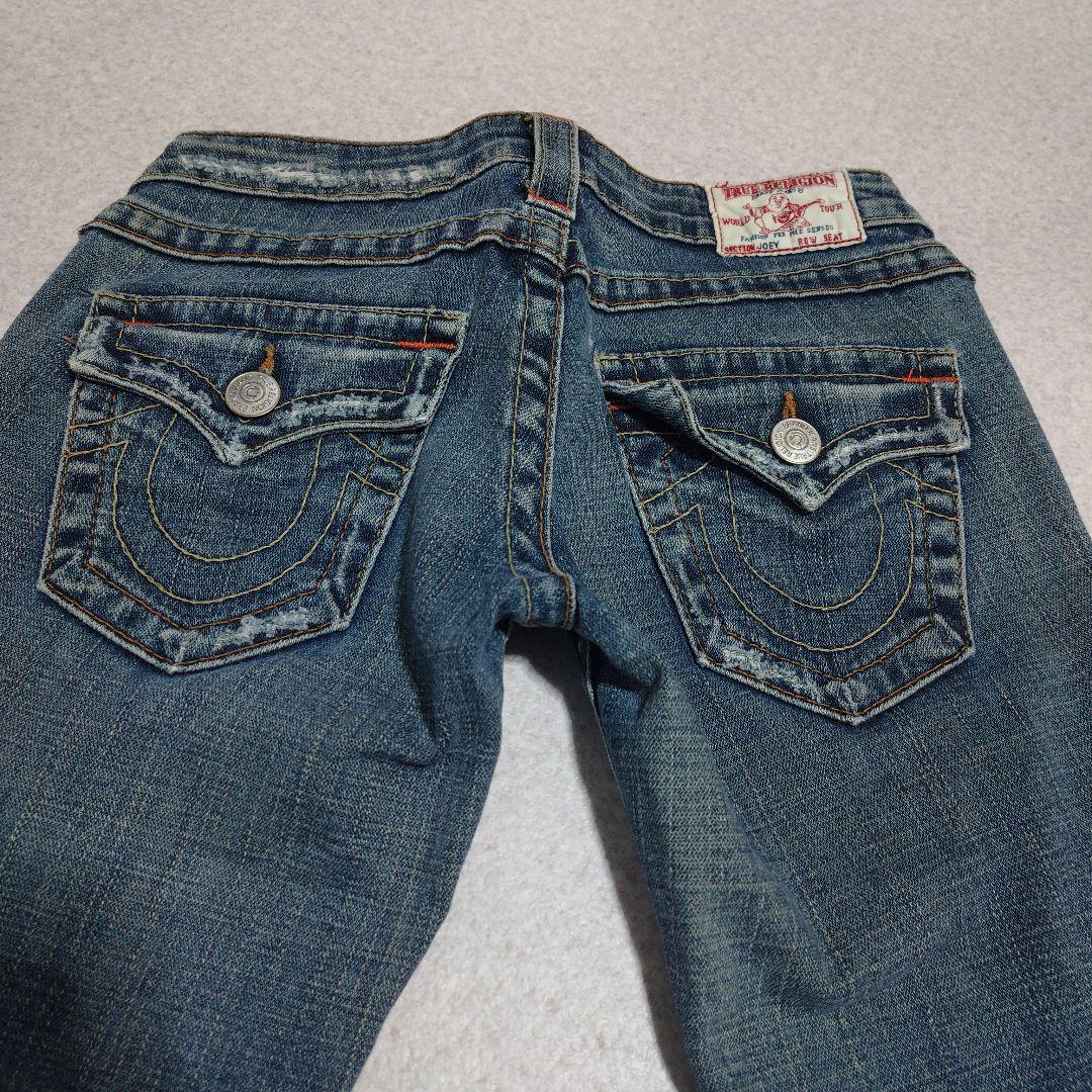 〇True Religion JOEY レディース フレアデニム ベルボトム