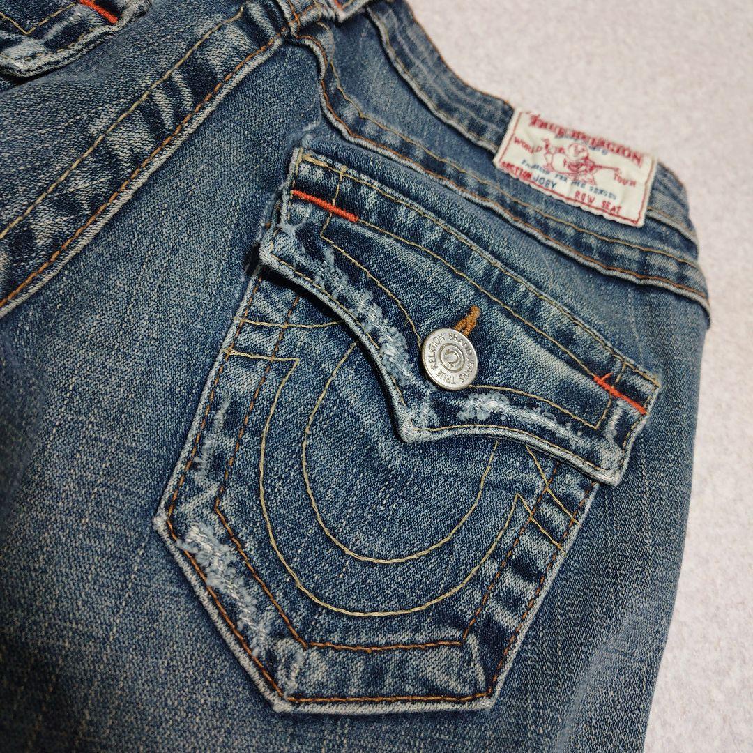 〇True Religion JOEY レディース フレアデニム ベルボトム