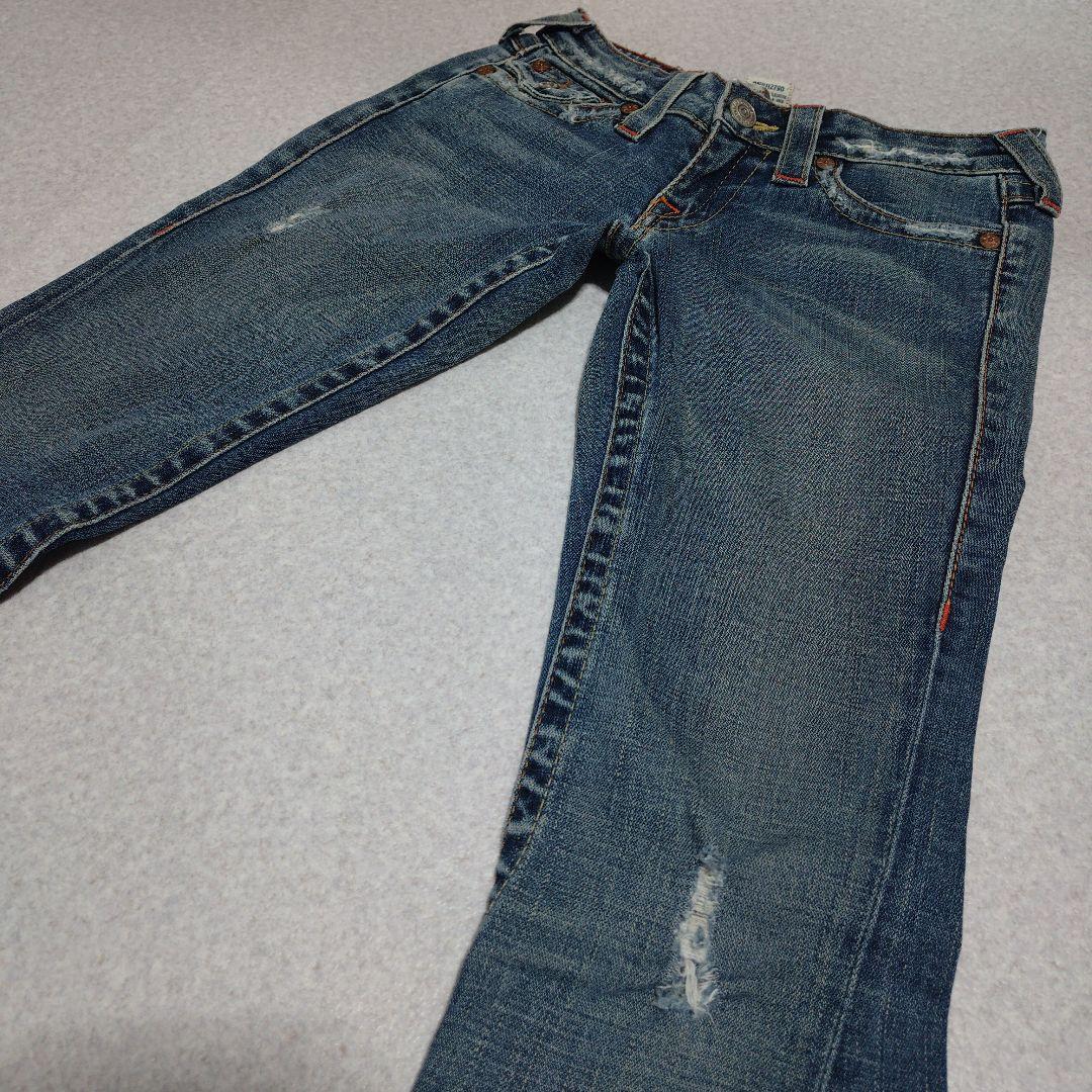 〇True Religion JOEY レディース フレアデニム ベルボトム