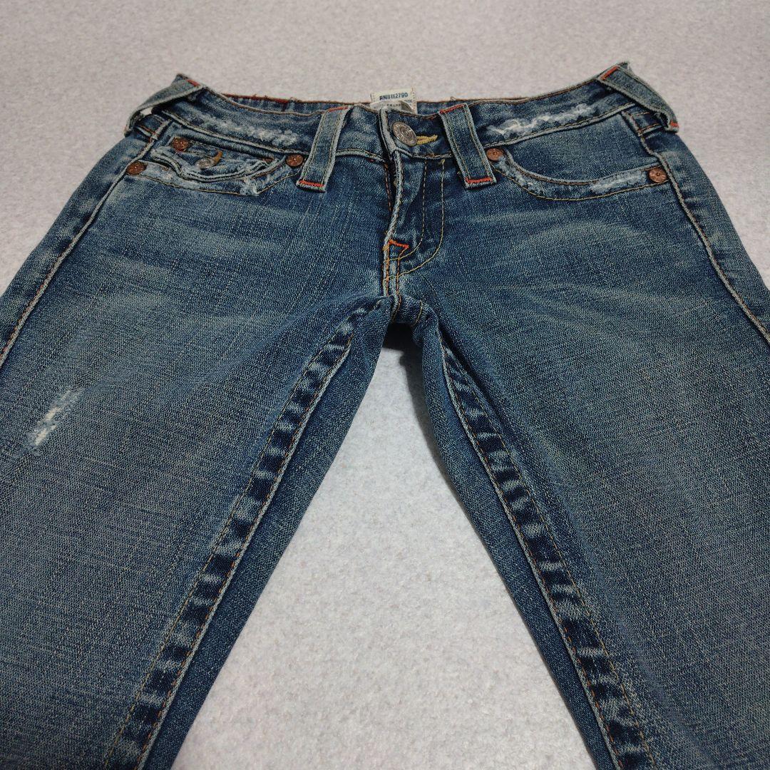 〇True Religion JOEY レディース フレアデニム ベルボトム