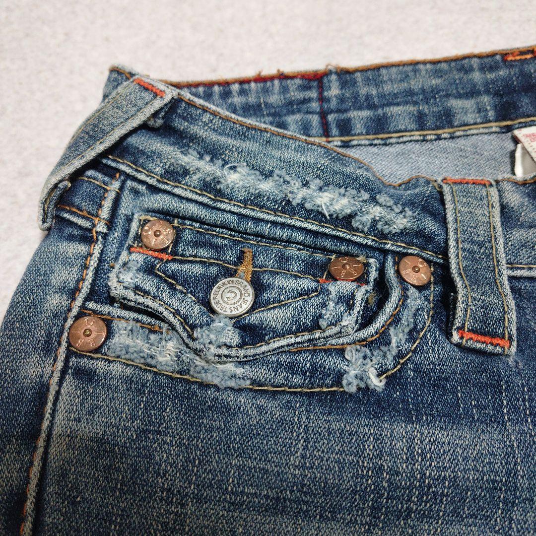 〇True Religion JOEY レディース フレアデニム ベルボトム
