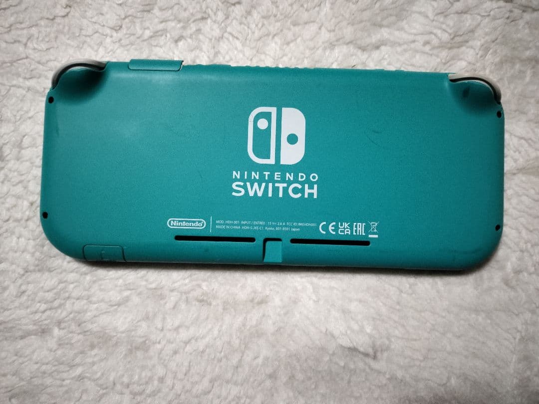 ジャンクNintendo Switch Lite ターコイズ不動品シェル割れあり