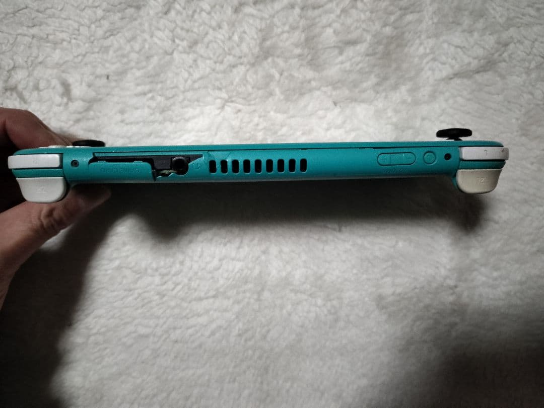 ジャンクNintendo Switch Lite ターコイズ不動品シェル割れあり