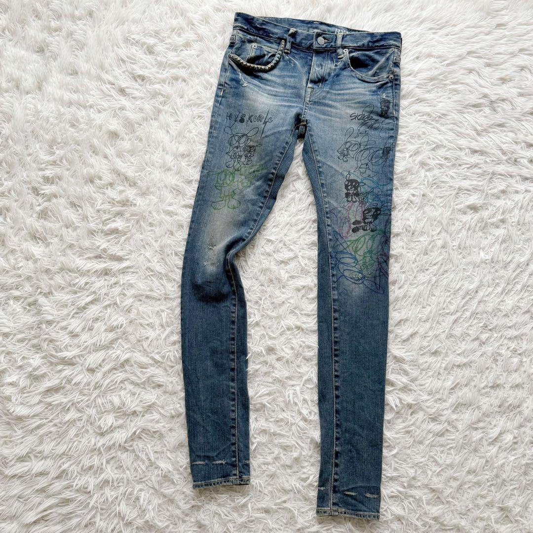 希少⭐︎HYSTERIC GLAMOUR スキニーデニム SKOLOCT 中野毅S