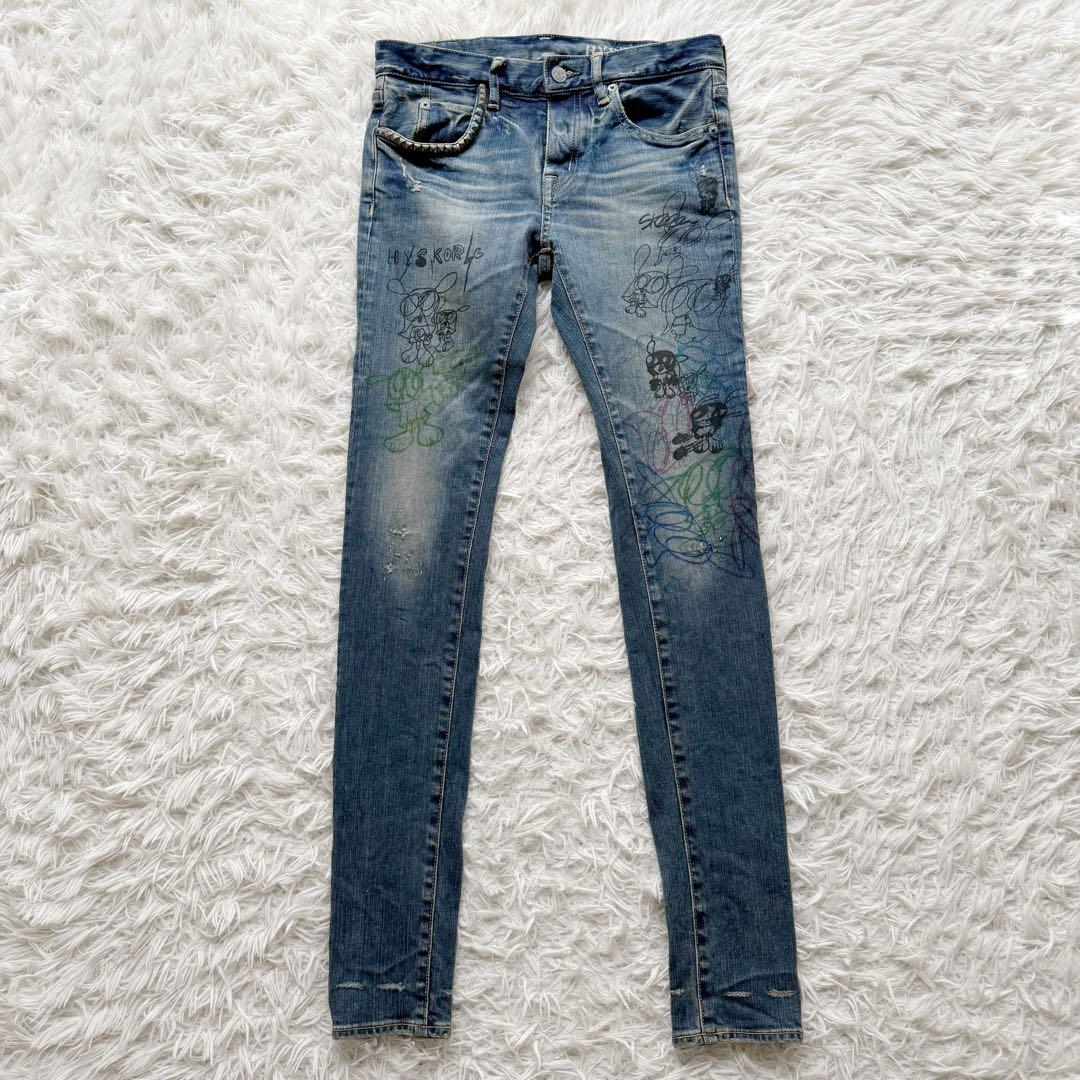 希少⭐︎HYSTERIC GLAMOUR スキニーデニム SKOLOCT 中野毅S