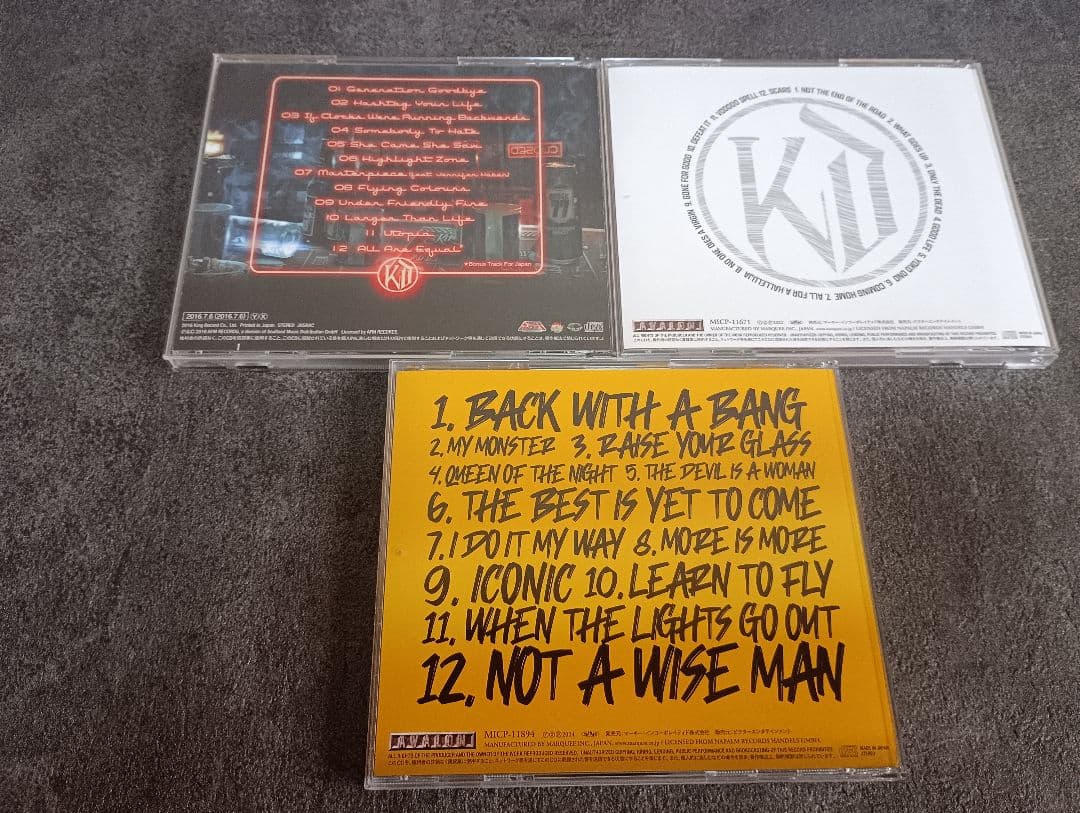 Kissin' Dynamite CD 3枚セット ディスク少し傷あり ロック
