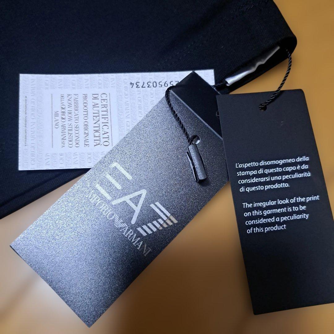EA7 EMPORIO ARMANI 新品箱タグ付き ブラック Tシャツ