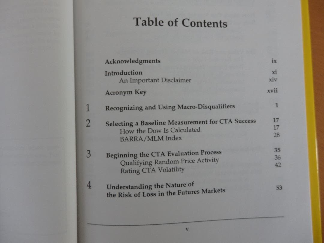 洋書　Winning With Managed Futures