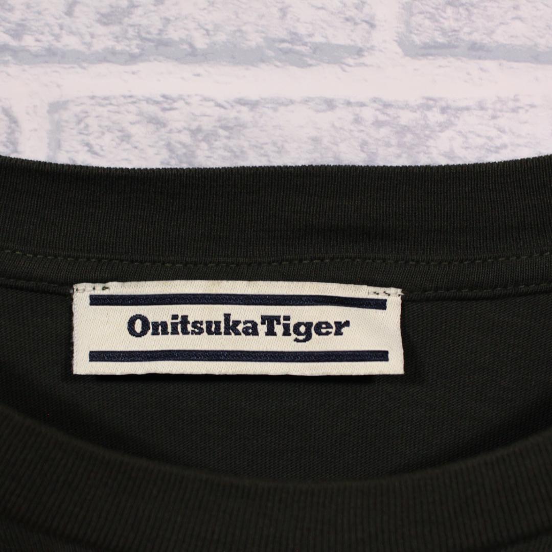 XL オニツカタイガー 虎 スカTシャツ ベトシャツ TIGER オリーブ 半袖