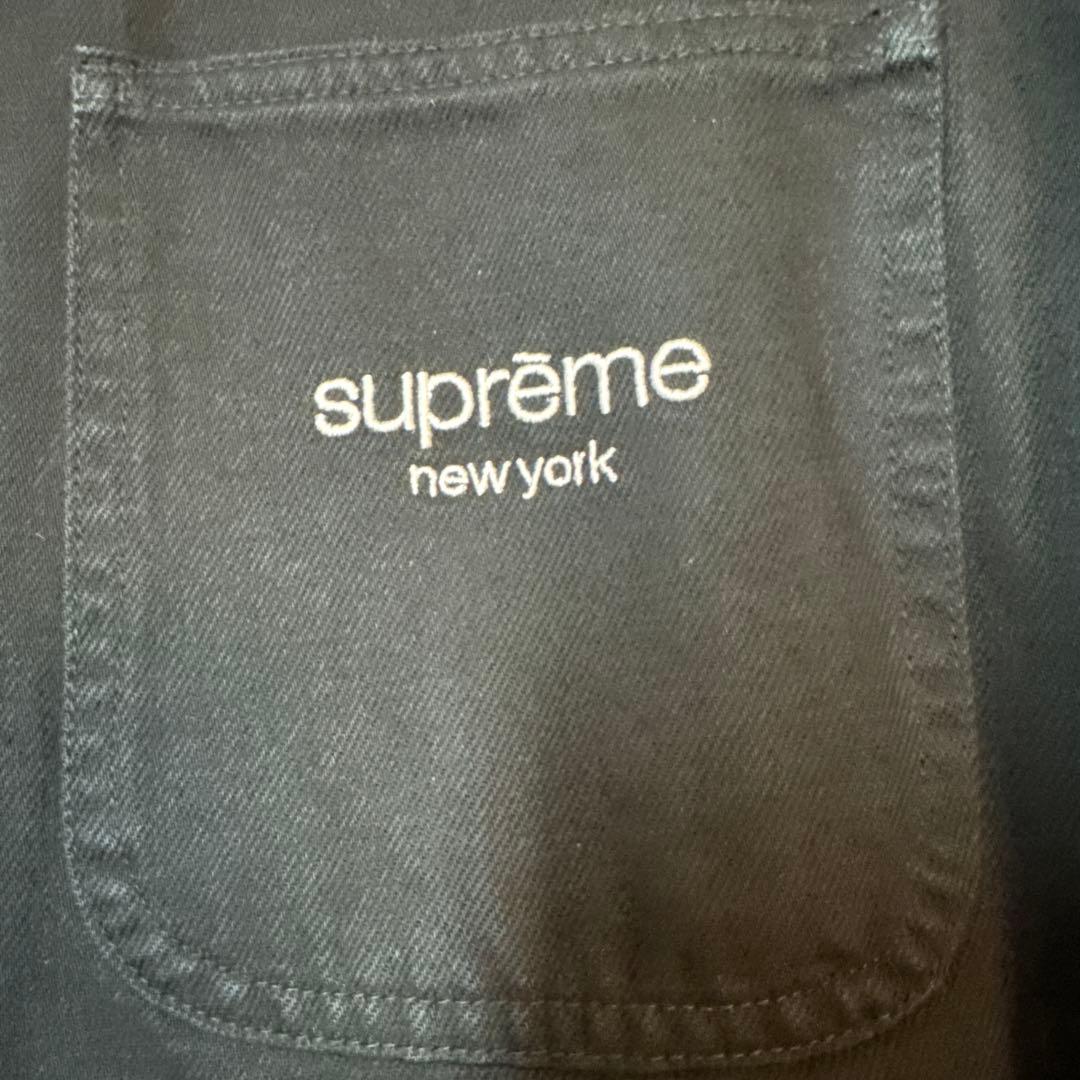 た*よ様 supreme シュプリーム　カバーオール　黒Ｌサイズ
